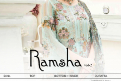 Rinaz Fashion Ramsha vol 2 Premium Collection Ramsha 1072 to 1075 series 4