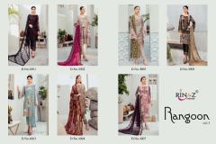 Rinaz Fashion Rangoon Vol 03 Pakisthani Premium Collection Design 4001 to 4007