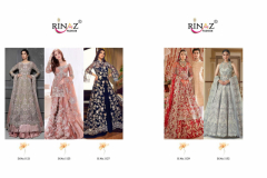 Rinaz Fashion Rim Zim Vol 03 Premium Collection Butterfly Net Pakisthani Suits Design 1121 to 1132 8