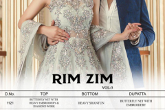 Rinaz Fashion Rim Zim Vol 03 Premium Collection Butterfly Net Pakisthani Suits Design 1121 to 1132