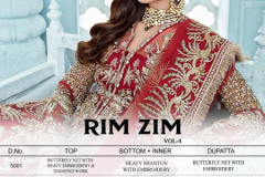 Rinaz Fashion Rim Zim Vol 04 Premium Bridal Collection Pakisthani Suits Design 5001 to 5005