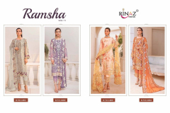 Rinaz Ramsha Vol 11 Paskistani Salwar Suit Design 14001 to 14004 Series (2)