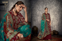 Romani Suit Afreen Woollen Pashmina Suits Collection Design 1061-001 to 1061-010 Series (9)