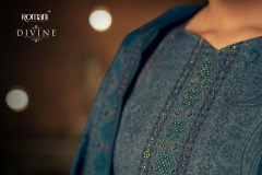 Romani Suit Divine Woollen Pashmina Suits Collection 1062-001 to 1062-010 Series (27)