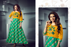 Rooi Fashion Season Gorgeous Long Gown Kurti 6