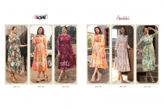 S4U By Shivali Anokhi Cotton & Rayon Midi Dress Collection Design AK-01 to AK-06 Series (2)