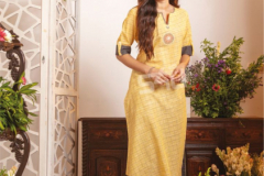 S4U Indi Chic Vol 3 Handloom Cotton Kurti Design 301 to 309 Series (6)