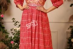 S4U Rangrez Vol 2 Chinon Designer Gown Kurti Collection Design 01 to 05 Series (4)