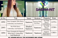 Sabina Hit R9 2092 to 2094 Series 7
