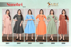 Saira Fashion Sunehri Vol 02 Heavy Rayon Slub Cotton Design 2001 to 2006