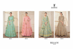 Sajawat Creation Begum Vol 5 Designer Gown Design 38041 to 38044 Series (4)