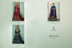 Sajawat Creation Kalista Silk Designer Gown Design 1231 to 1233 Series (4)