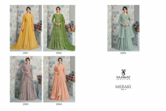 Sajawat Meraki Vol 5 Georgette Gown Design 2001 to 2005 Series (6)