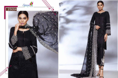 Saniya Trendz Charizma Qara Black & White Collection Design 25001 to 25004 4