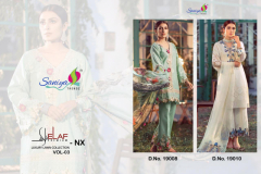 Saniya Trendz Elaaf Nx Vol 3 Pure Camric Cotton Luxury Lawn Collection 4