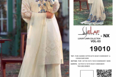 Saniya Trendz Elaaf Nx Vol 3 Pure Camric Cotton Luxury Lawn Collection 5