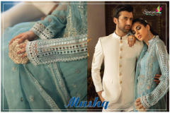 Saniya Trendz Mushq Pakisthani Suits Design 30001 to 30003 8