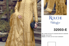 Saniya Trendz Rouche 32003 A-E Chikankari Edition Pakisthani Suits Design A-32003 to E-32003 2