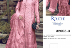 Saniya Trendz Rouche 32003 A-E Chikankari Edition Pakisthani Suits Design A-32003 to E-32003 3