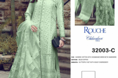 Saniya Trendz Rouche 32003 A-E Chikankari Edition Pakisthani Suits Design A-32003 to E-32003 4