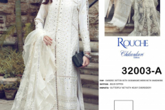 Saniya Trendz Rouche 32003 A-E Chikankari Edition Pakisthani Suits Design A-32003 to E-32003 5