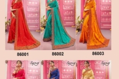Saroj Saree Latika 86001 to 86006 Series (7