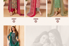 Saryajyoti Naishaa Vol 35 Satin Cotton Printed Salwar Suits Collection Design 35001 to 35010 Series (5)