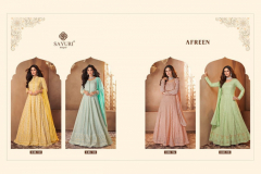 Sayuri Designer Afreen Georgette Designer Gown Design 132 to 135 Series (5)