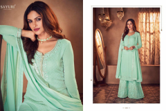 Sayuri Rivaaj Real Georgette Designer Salwar Suit Design 124 to 127 Series (5)