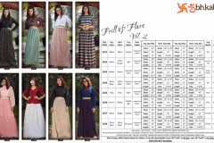 Sbhubkala Frill & Flare Vol 2 Designer Croptop With Skirt Design 1531 to 1538 Series (8)
