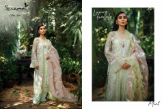 Serene Pakisthani Suits Azalea Faux Georgette Heavy Embroidery Design 1101 to 1104 2