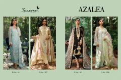 Serene Pakisthani Suits Azalea Faux Georgette Heavy Embroidery Design 1101 to 1104 8