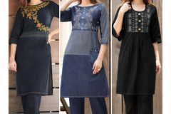 Seriema Kumb Westin Cotton Denim Kurti With Bottom Collection Design 1111 to 1110 Series (16)