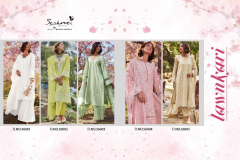 Serine Lawnkari Lawn Cotton Embroidered Pakistani Salwar Suit Collection Design 56001 to 56005 Series (2)
