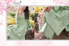 Serine Lawnkari Lawn Cotton Embroidered Pakistani Salwar Suit Collection Design 56001 to 56005 Series (9)