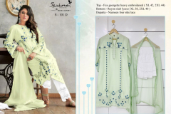 Serine Megha Exports S-101 Pakistani Kurti With Pant & Dupatta Collection S-101A to S-101D Series (6)