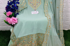 Serine S-88 Designer Georgette With Embroidery Pakistani Suits Design S-88A to S-88D Series (2)