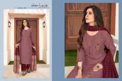 Seven Threads Zuri Riva Viscose Silk Kurti With Bottom Design 1001 to 1007 3