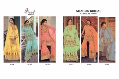 Shagun Bridal Collection Vol 2 Shree Fab 6124 to 6129 Series 8