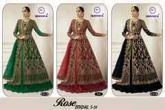 Shanaya Rose Bridal S 51 Pakisthani Suits Heavy Butterfly Net Design 01 to 03