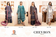 Sharaddha Designer Chevron Vol 01 Lawn Cotton Pakistani Suits Collection Design 1001 to 1004 Series (2)