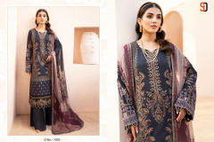 Sharaddha Designer Chevron Vol 01 Lawn Cotton Pakistani Suits Collection Design 1001 to 1004 Series (7)