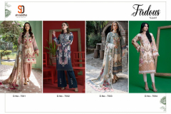 Sharaddha Designer Firdous Vol 07 Lawn Cotton Printed Pakistani Suits Collection 7001 to 7004 Series (5)