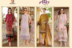 Sharaddha Designer M. Print Vol 14 Lawn Cotton Pakistani Suits Collection Design 14001 to 14004 Series (7)