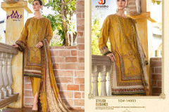 Sharaddha Designer M. Print Vol 14 Lawn Cotton Pakistani Suits Collection Design 14001 to 14004 Series (8)