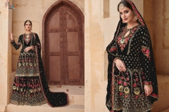 Shehnai Gold Bridal Collection Shree Fabs Georgette Suits 1