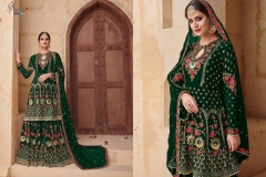 Shehnai Gold Bridal Collection Shree Fabs Georgette Suits 6