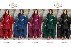 Shenyl Fab Design 145 Hits Colours Pakisthani Suits Design 01 to 05