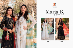 Shraddha Designer Maria B Lawn Vol 2 Pakistani Designs 601-602 Series (3)