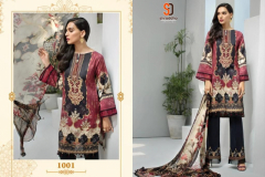 Shraddha Designer Marjaan Remix Lawn Cotton Pakistani Salwar Suits Design 1001 to 1005 Series (5)